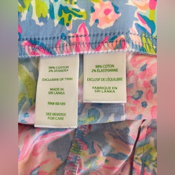 Lilly Pulitzer ocean view short in blue peri 
, sz small - Picture 9 of 10